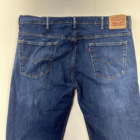 Levi's 569 Jeans Loose Straight Blue Denim Jeans Mens 40x32 - Picture 4 of 8